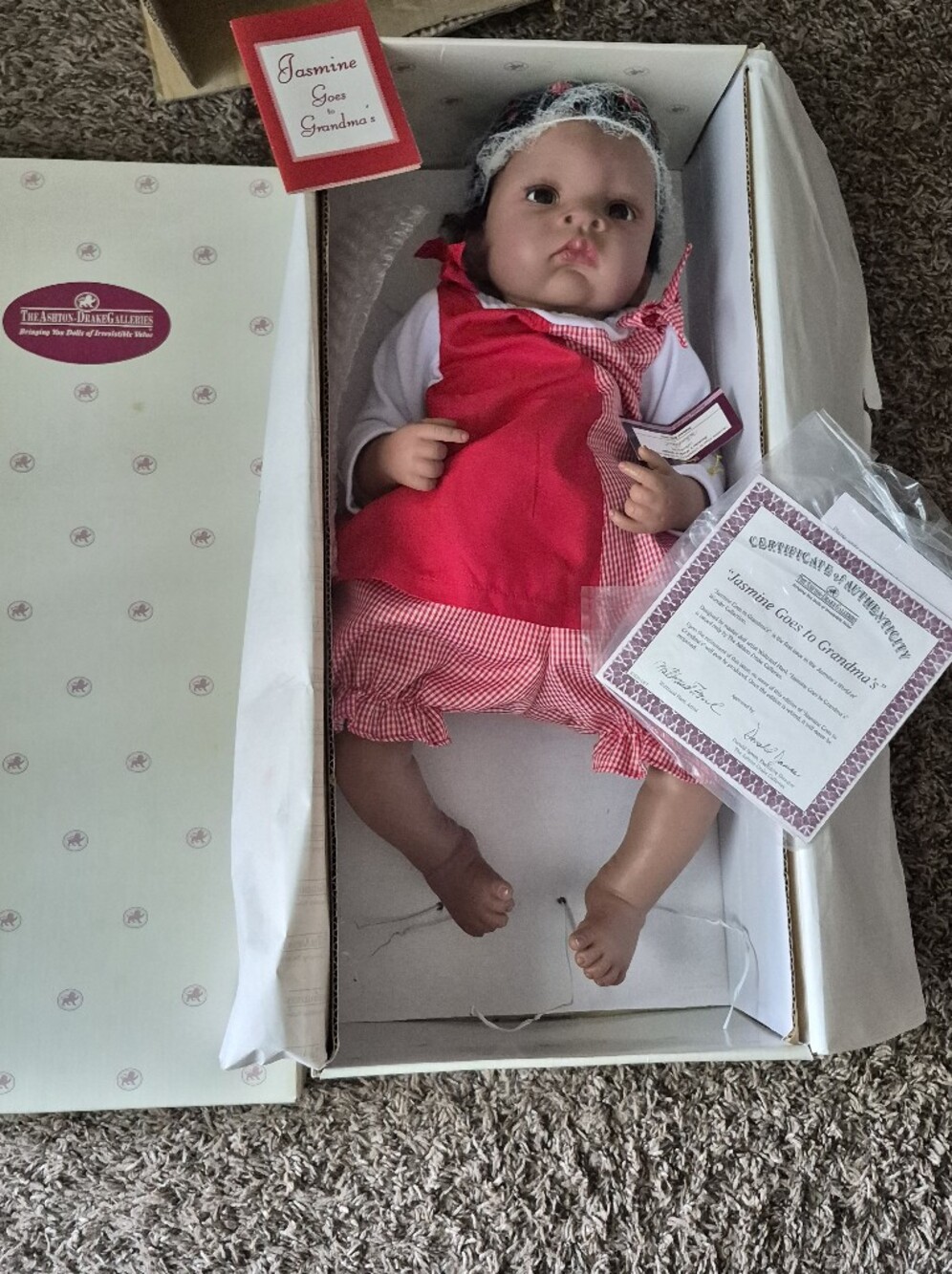 'Jasmine' Baby Doll in Red Outfit
